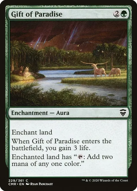 Gift of Paradise, Magic card CMR 229 — Commander Legends set