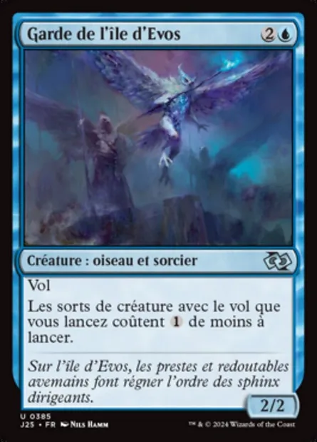 Garde de l'île d'Evos, carte Magic J25 385 — extension Foundations Jumpstart
