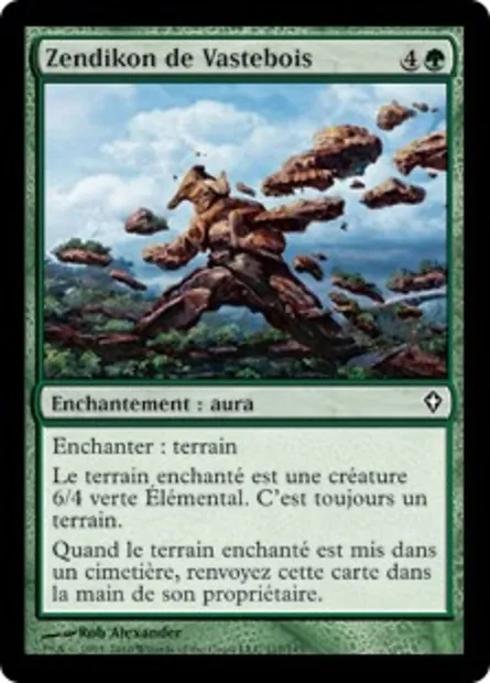 Zendikon de Vastebois, carte Magic WWK 117 — extension Worldwake