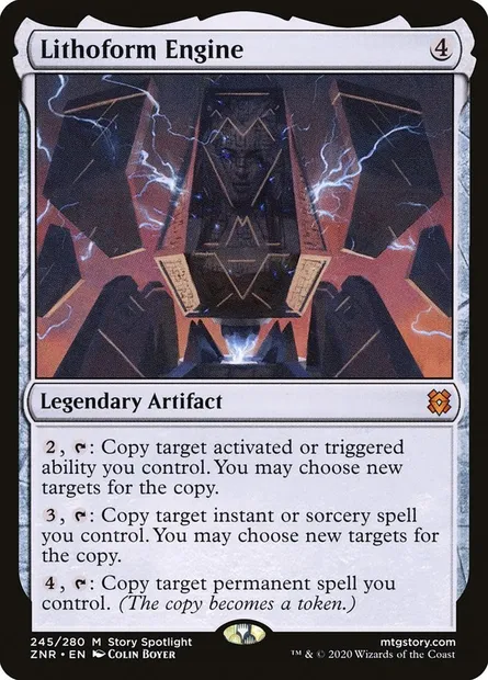 Lithoform Engine, Magic card ZNR 245 — Zendikar Rising set