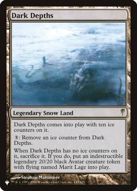 Dark Depths, Magic card PLST CSP-145 — The List set