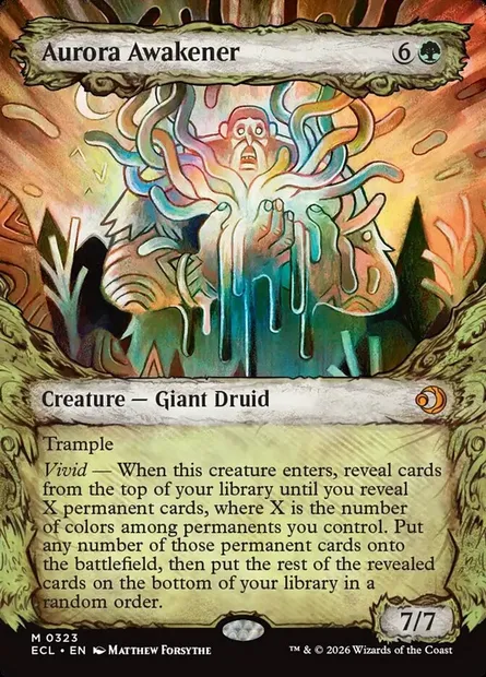Aurora Awakener, Magic card ECL 323 — Lorwyn Eclipsed set