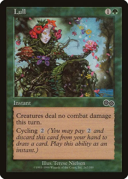 Lull, Magic card USG 267 — Urza's Saga set