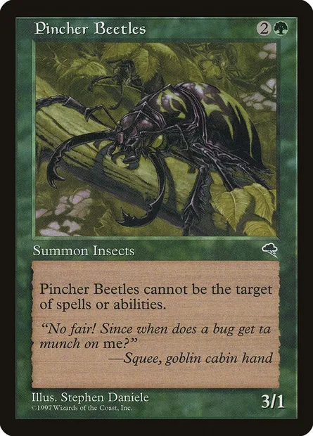 Pincher Beetles, Magic card TMP 244 — Tempest set