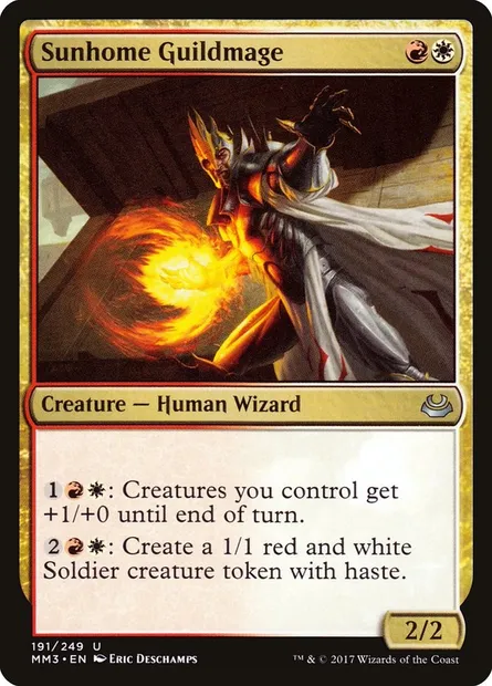 Ghildmage de Solcastel, carte Magic MM3 191 — extension Modern Masters 2017