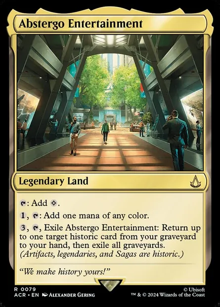 Abstergo Entertainment, Magic card ACR 79 — Assassin's Creed set