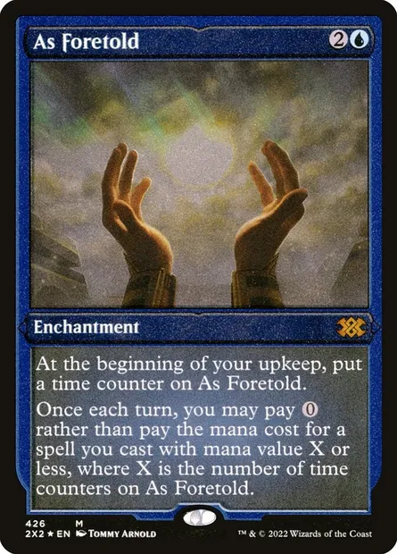 As Foretold, Magic card 2X2 426 — Double Masters 2022 set