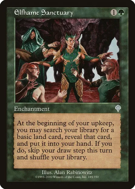 Elfhame Sanctuary, Magic card INV 185 — Invasion set
