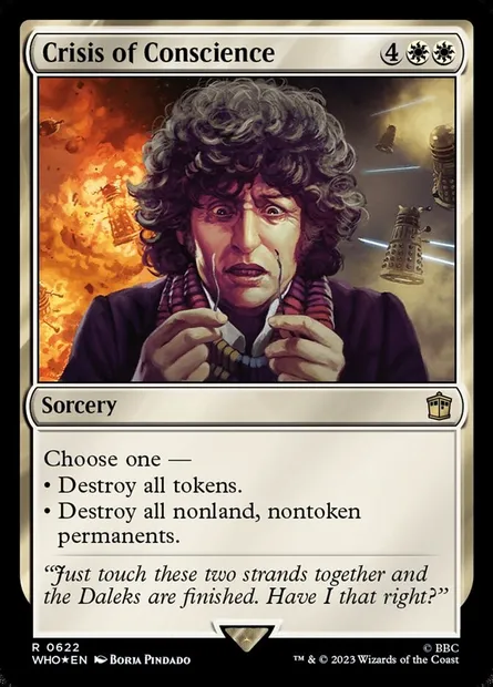Cas de conscience, carte Magic WHO 622 — extension Doctor Who