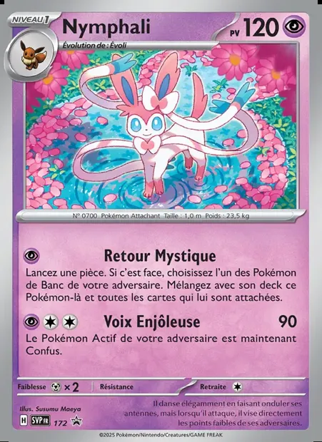 Nymphali, carte Pokémon PR-SV 172 — extension SVP Black Star Promos