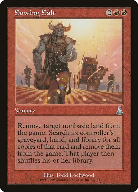 Sowing Salt, Magic card UDS 97 — Urza's Destiny set