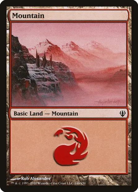 Montagne, carte Magic ARC 146 — extension Archenemy