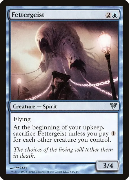 Fettergeist, Magic card AVR 52 — Avacyn Restored set
