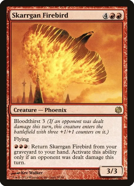 Skarrgan Firebird, Magic card DDL 57 — Duel Decks: Heroes vs. Monsters set