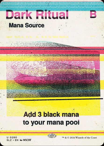 Dark Ritual, Magic card SLZ 280 — The Zeta Set set