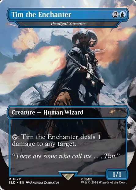 Prodigal Sorcerer, Magic card SLD 1672 — Secret Lair Drop set