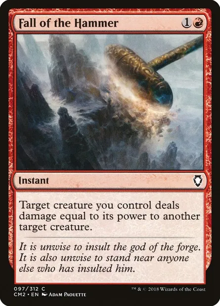 Fall of the Hammer, Magic card CM2 97 — Commander Anthology Volume II set