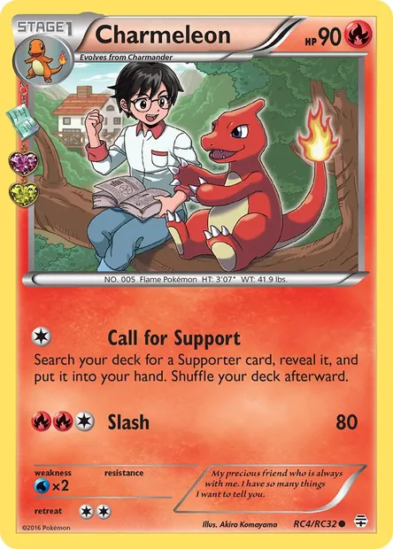Charmeleon, Pokémon card GEN RC4 — Generations set