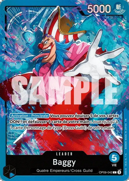 Baggy, carte One Piece OP09-042 — extension LES NOUVEAUX EMPEREURS
