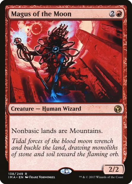 Mage de la lune, carte Magic IMA 138 — extension Iconic Masters