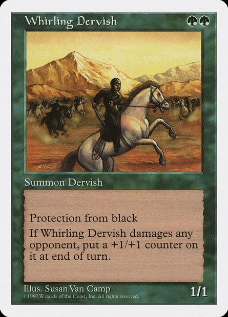 Whirling Dervish, Magic card 5ED 341 — Fifth Edition set