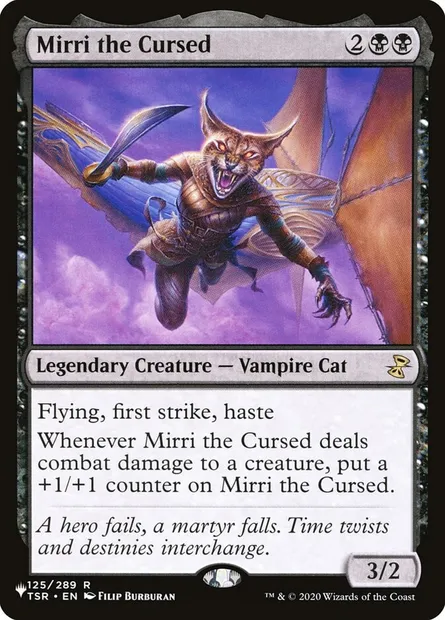 Mirri la maudite, carte Magic PLST TSR-125 — extension The List