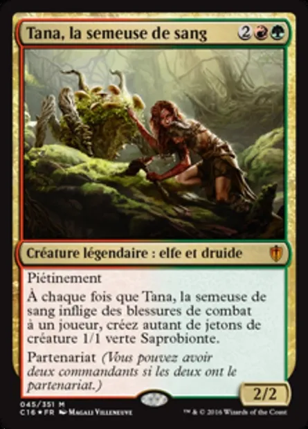 Tana, la semeuse de sang, carte Magic C16 45 — extension Commander 2016