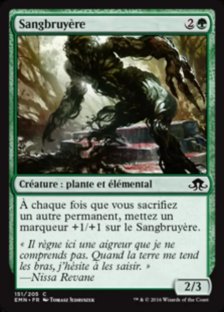 Sangbruyère, carte Magic EMN 151 — extension La lune hermétique