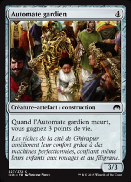 Automate gardien, carte Magic ORI 227 — extension Magic Origines