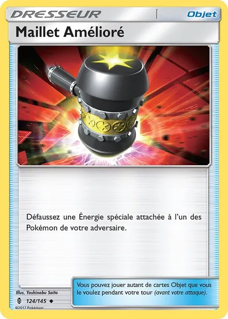 Maillet Amélioré, carte Pokémon GRI 124 — extension Gardiens Ascendants