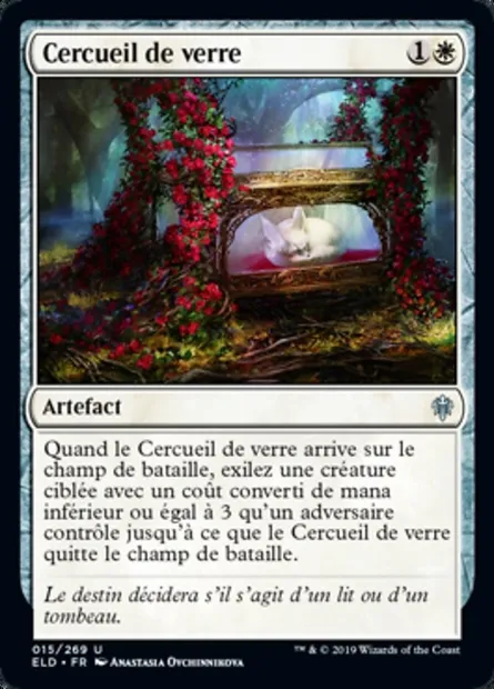 Cercueil de verre, carte Magic ELD 15 — extension Throne of Eldraine