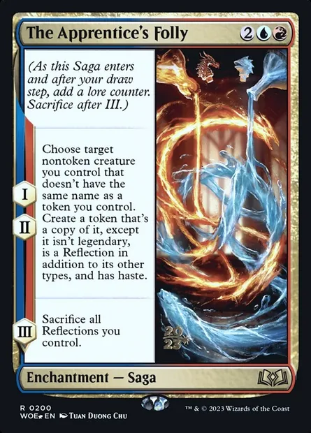 The Apprentice's Folly, Magic card PWOE 200s — Wilds of Eldraine Promos set