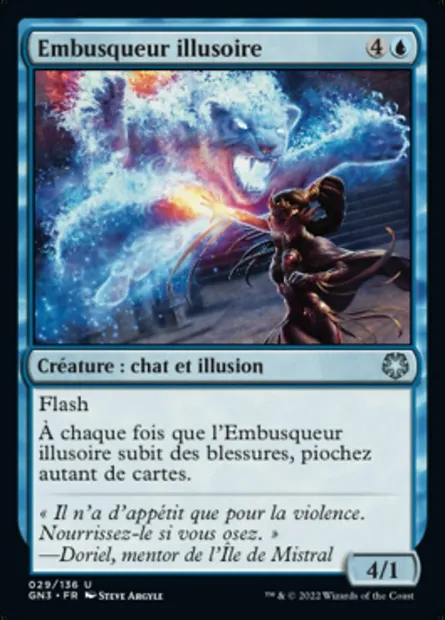 Embusqueur illusoire, carte Magic GN3 29 — extension Game Night: Free-for-All