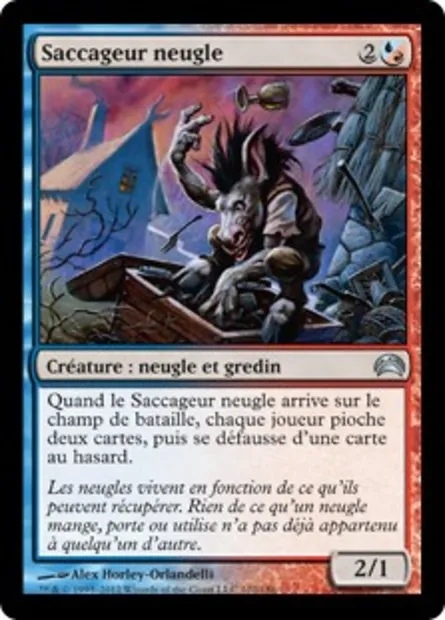 Saccageur neugle, carte Magic PC2 102 — extension Planechase 2012