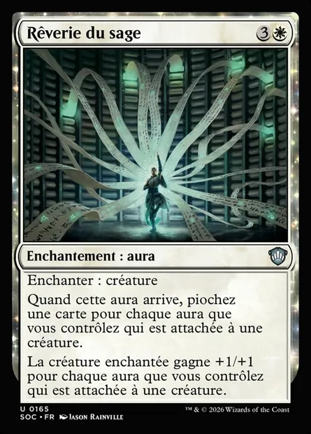 Rêverie du sage, carte Magic SOC 165 — extension Secrets of Strixhaven Commander