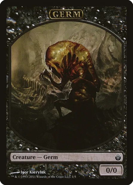 Germ, carte Magic TMBS 1 — extension Mirrodin Besieged Tokens