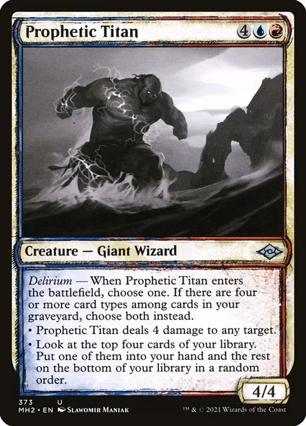 Prophetic Titan, Magic card MH2 373 — Modern Horizons 2 set