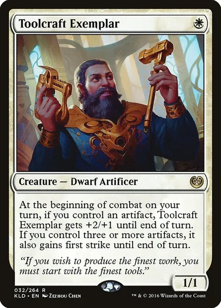 Toolcraft Exemplar, Magic card KLD 32 — Kaladesh set