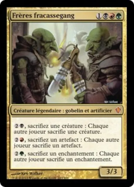 Frères fracassegang, carte Magic C13 213 — extension Commander 2013