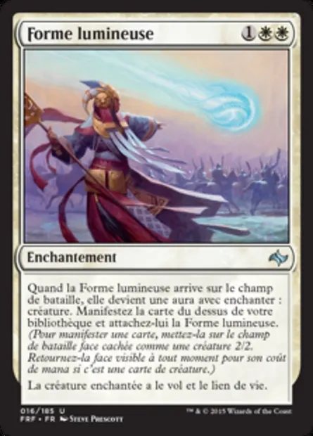 Forme lumineuse, carte Magic FRF 16 — extension Destin reforgé