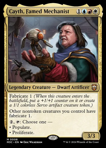 Cayth, Famed Mechanist, Magic card M3C 6 — Modern Horizons 3 Commander set