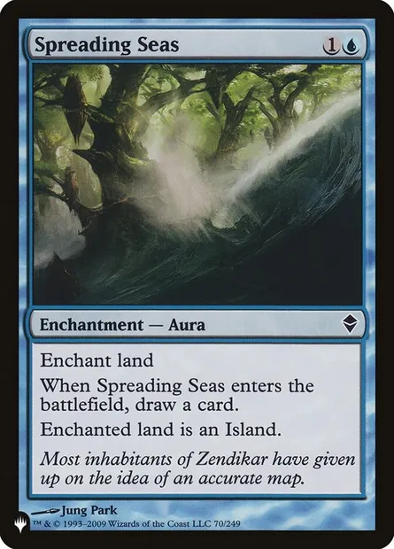 Spreading Seas, Magic card PLST ZEN-70 — The List set
