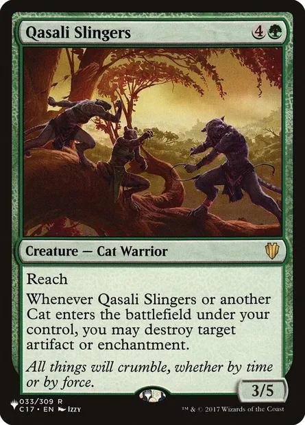 Qasali Slingers, Magic card PLST C17-33 — The List set