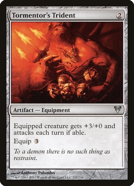 Tormentor's Trident, Magic card AVR 222 — Avacyn Restored set