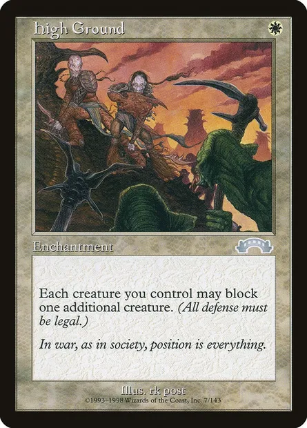 High Ground, Magic card EXO 7 — Exodus set