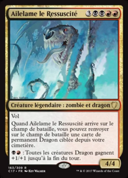Ailelame le Ressuscité, carte Magic C17 163 — extension Commander 2017