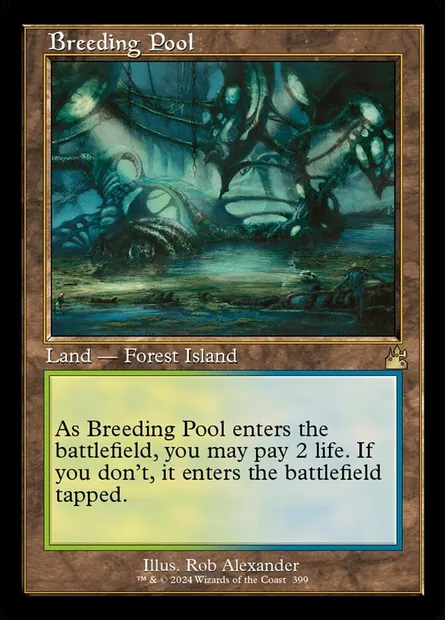 Breeding Pool, Magic card RVR 399 — Ravnica Remastered set