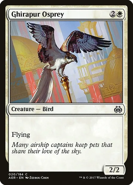 Ghirapur Osprey, Magic card AER 20 — Aether Revolt set