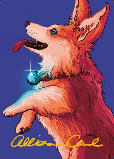 Phelia, Exuberant Shepherd // Phelia, Exuberant Shepherd, carte Magic AMH3 46 — extension Modern Horizons 3 Art Series