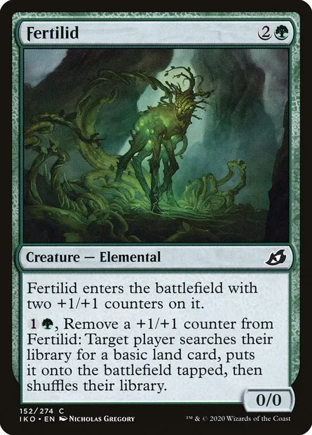 Fertilid, Magic card IKO 152 — Ikoria: Lair of Behemoths set